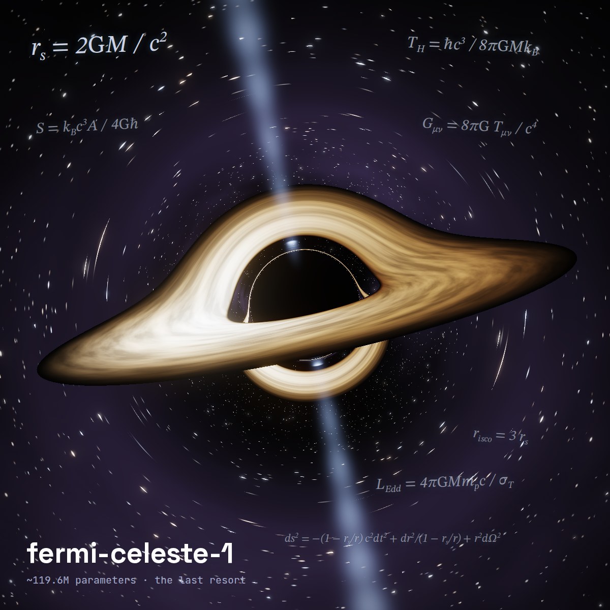 fermi-celeste-1: a black hole quasar